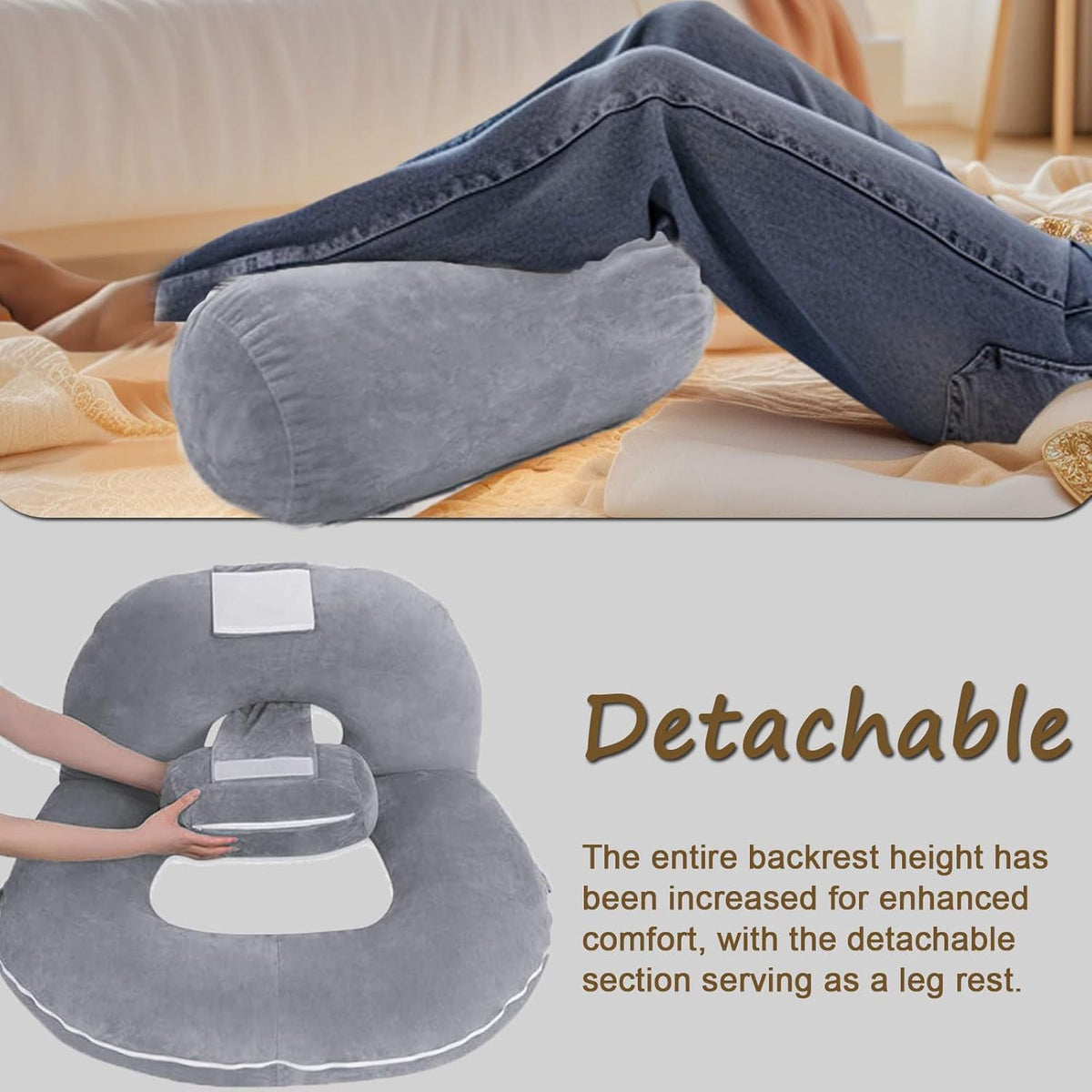 U-Shaped Full-Body Support Pillow