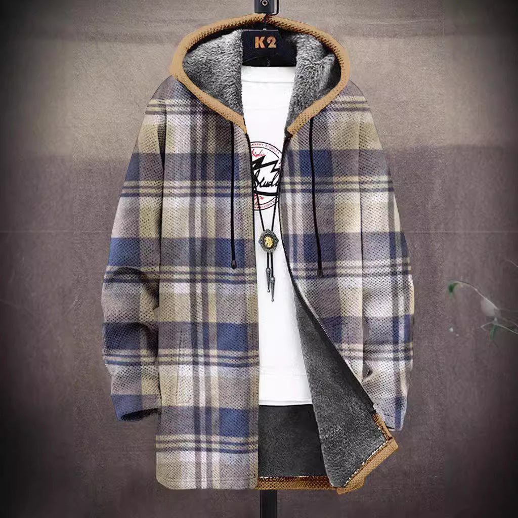 Women's 3D-Print Hooded Winter Coat