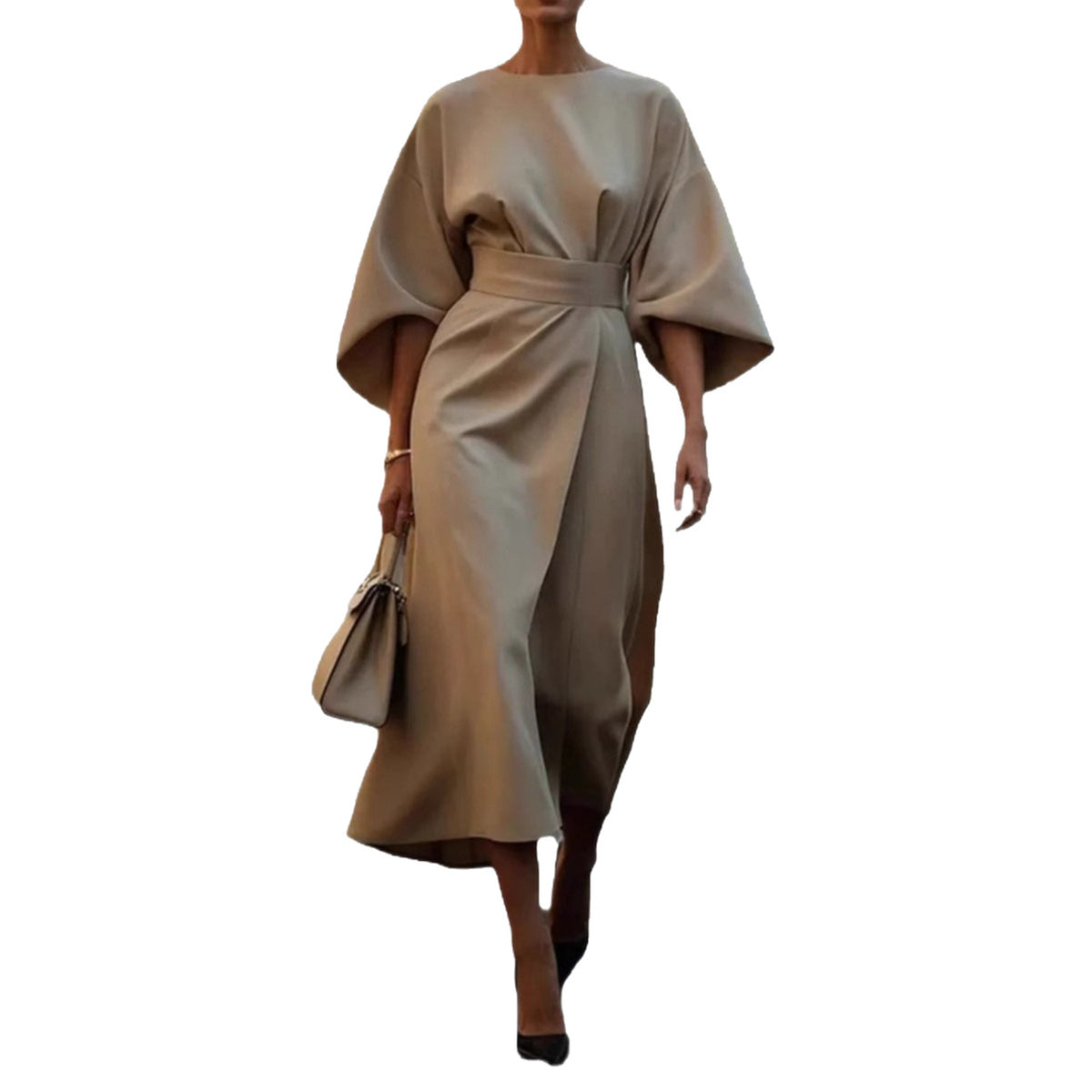 Women's Batwing Sleeve Maxi Dress