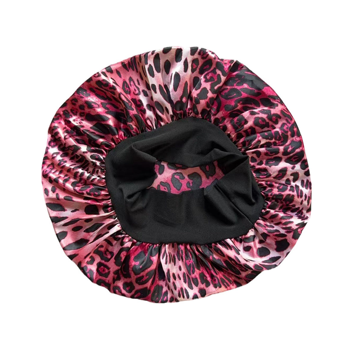 Satin Wide-Brim Hair Cap