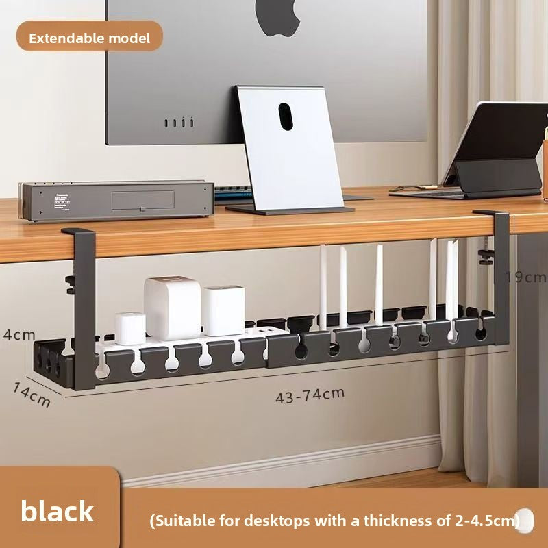 Under-Desk Cable Management Tray