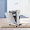 Aluminum-Frame Travel Suitcase