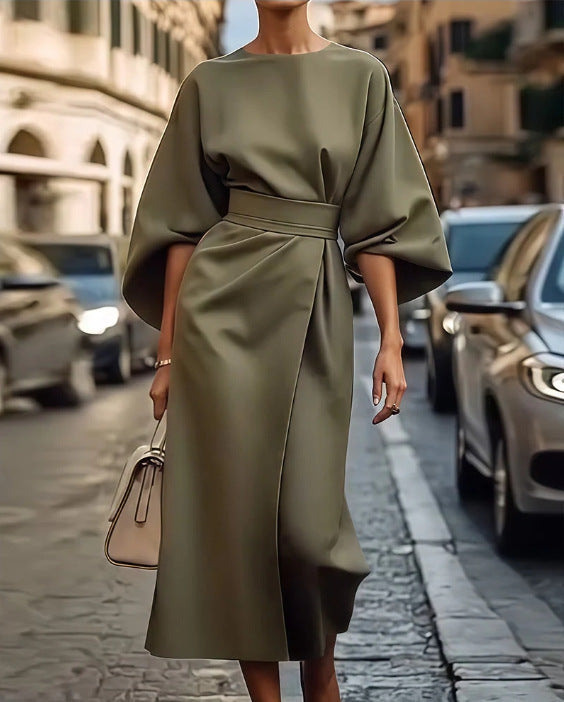 Women's Batwing Sleeve Maxi Dress