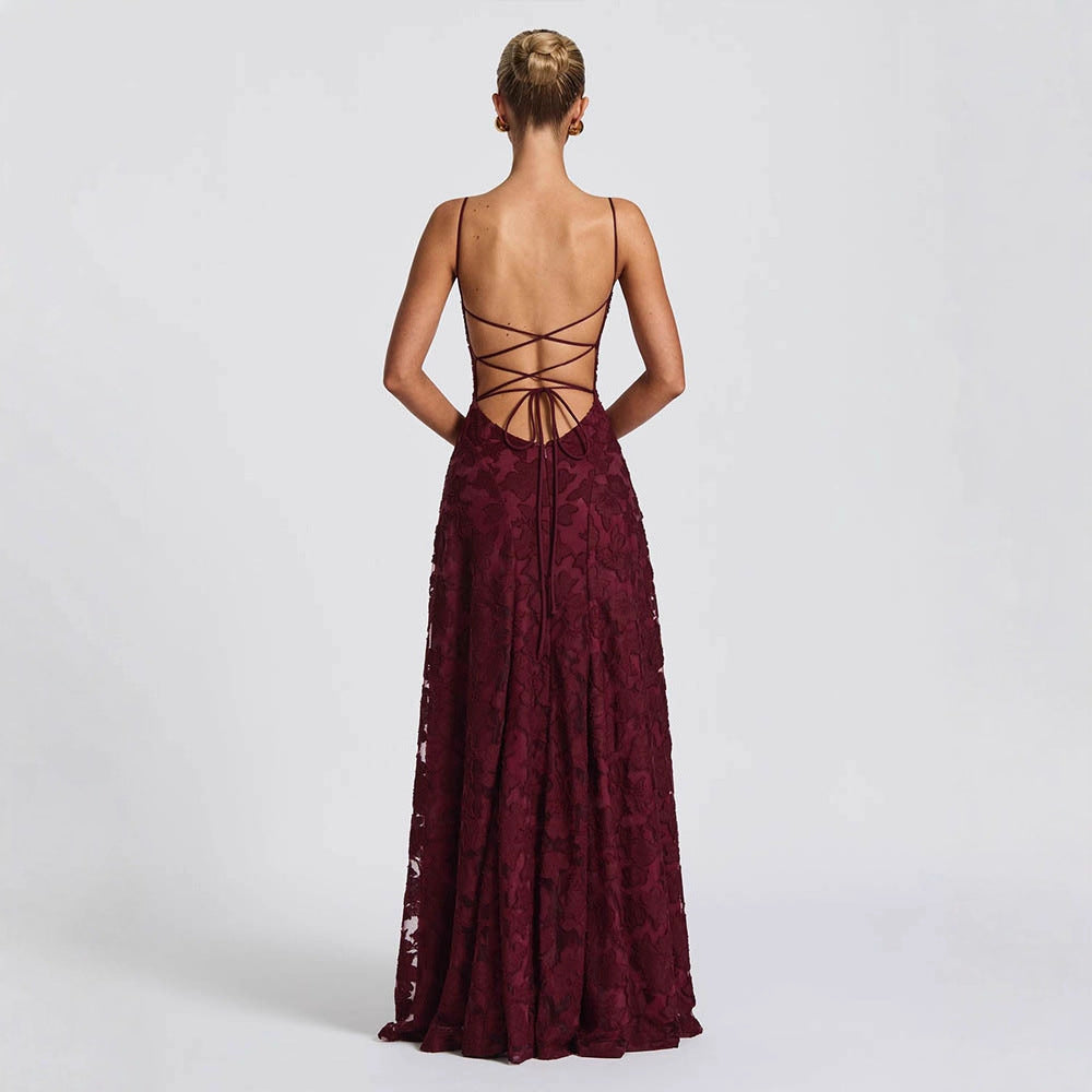 Women's Cross-Back Suspender Dress