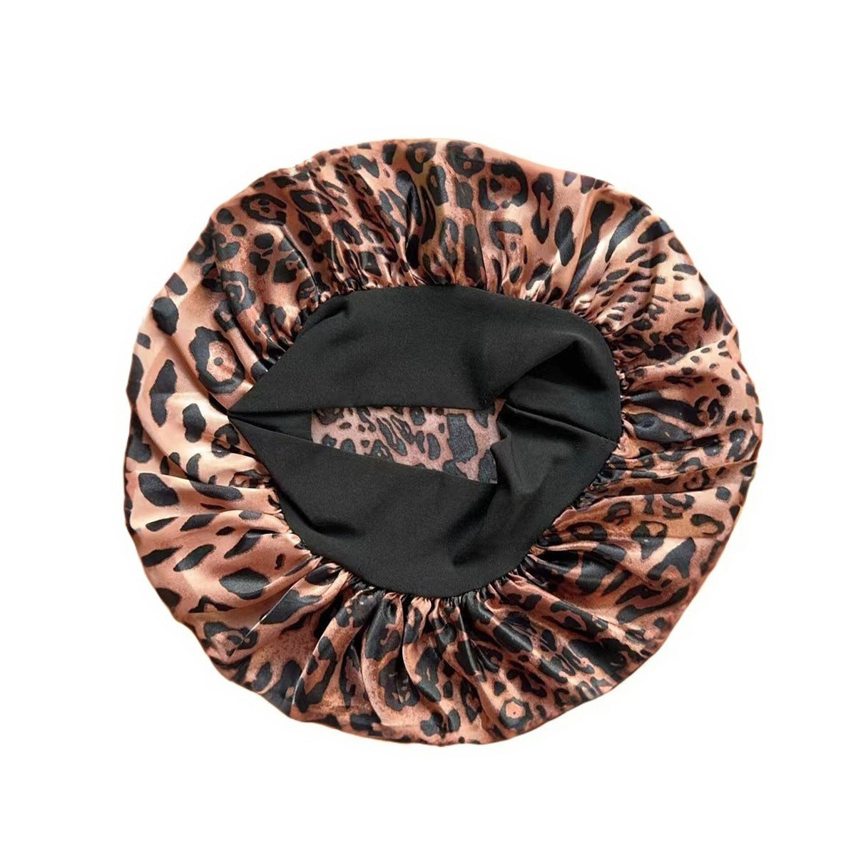 Satin Wide-Brim Hair Cap