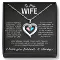 Women's Heart Birthstone Pendant Necklace