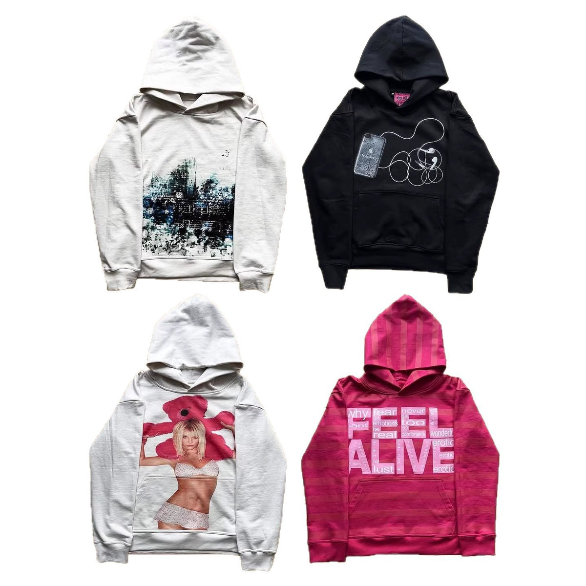 Unisex 3D-Print Hooded Sweatshirt