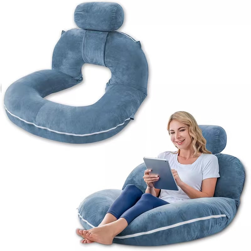 U-Shaped Full-Body Support Pillow