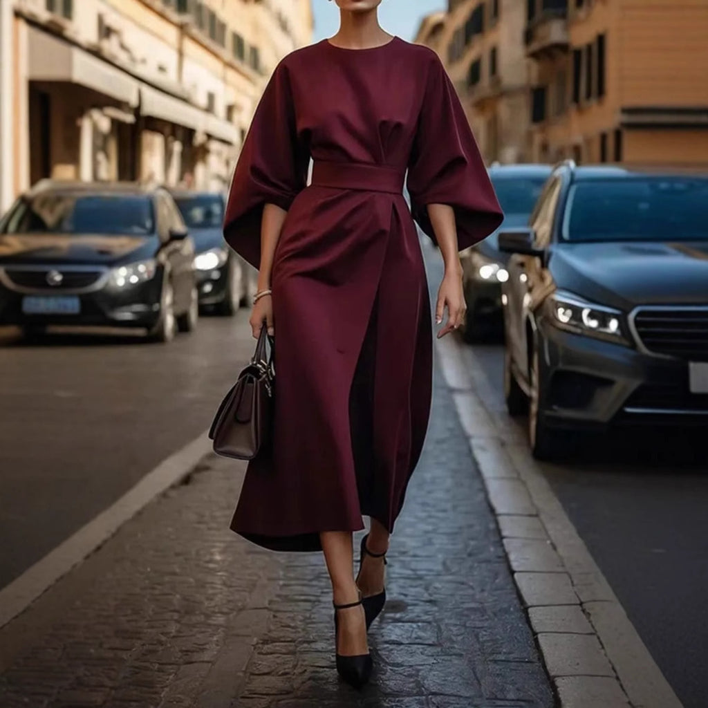 Women's Batwing Sleeve Maxi Dress