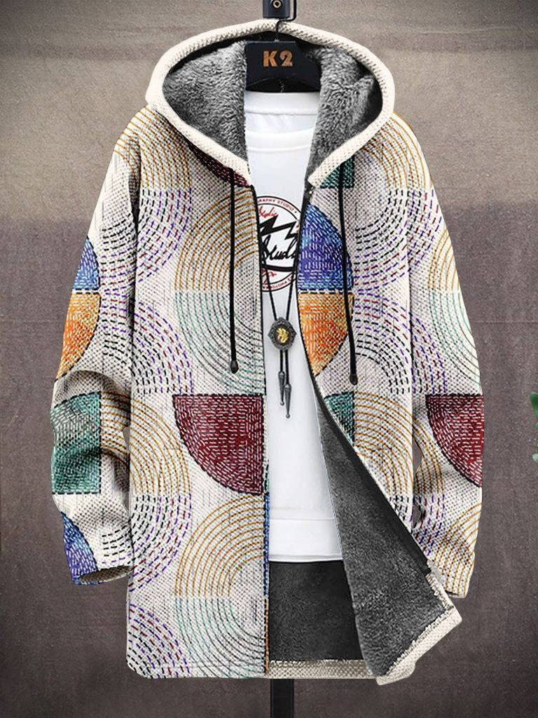 Women's 3D-Print Hooded Winter Coat