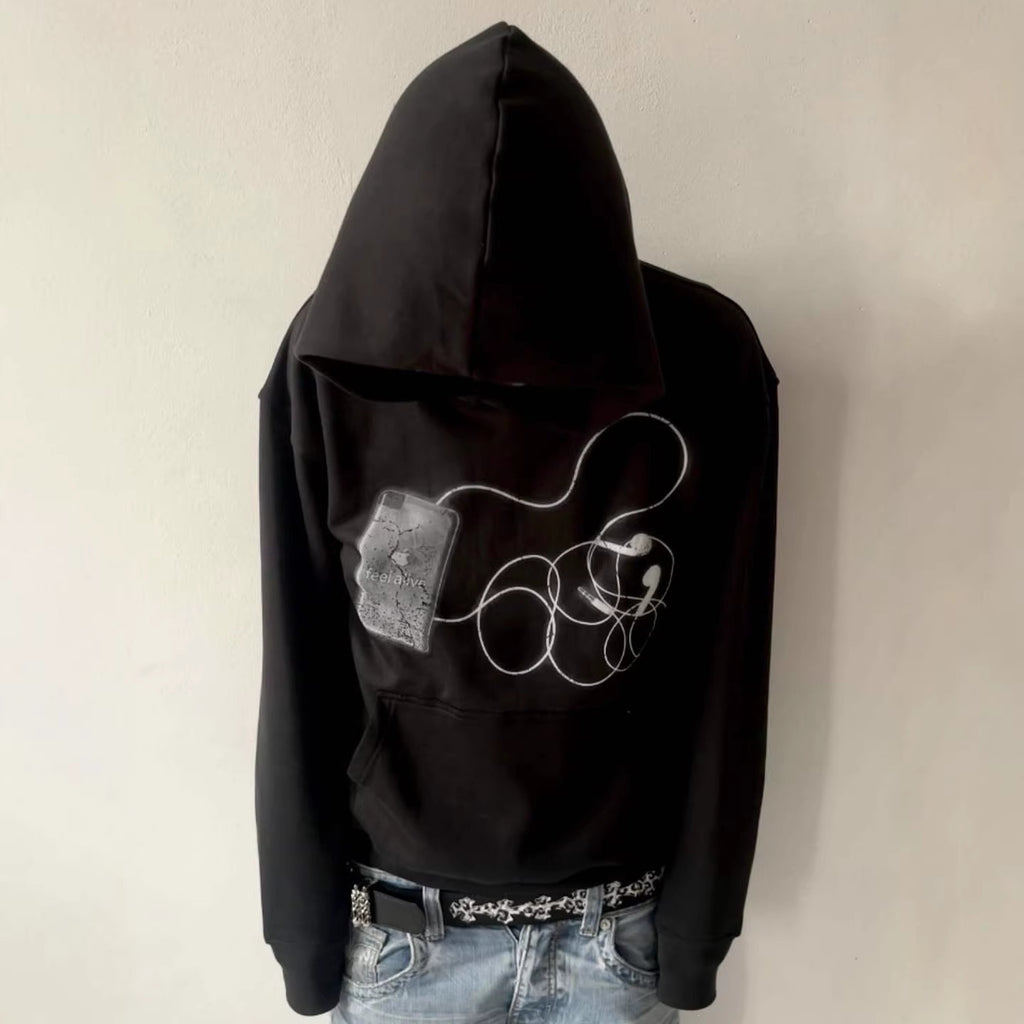 Unisex 3D-Print Hooded Sweatshirt