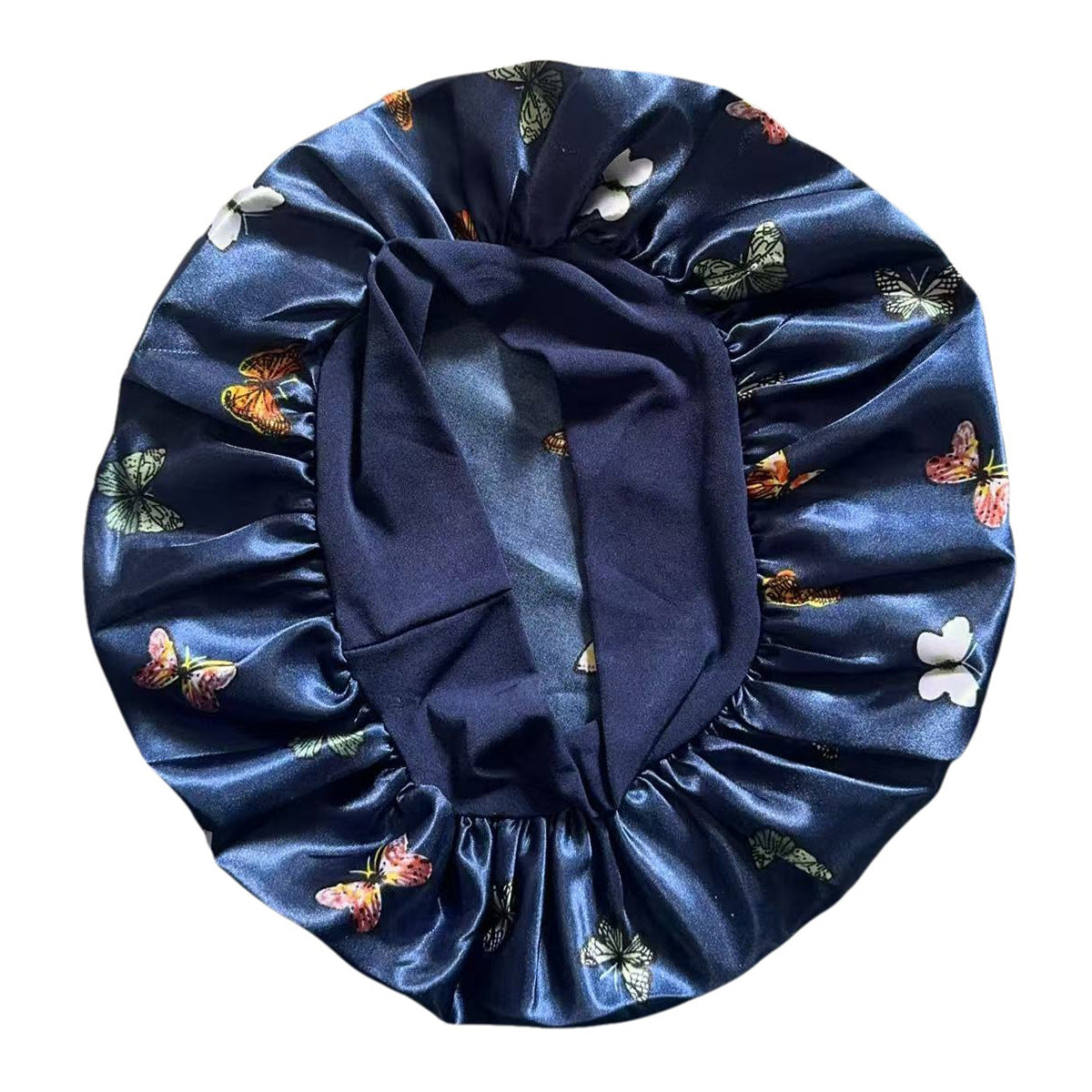 Satin Wide-Brim Hair Cap