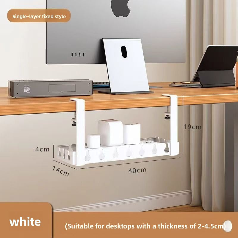 Under-Desk Cable Management Tray