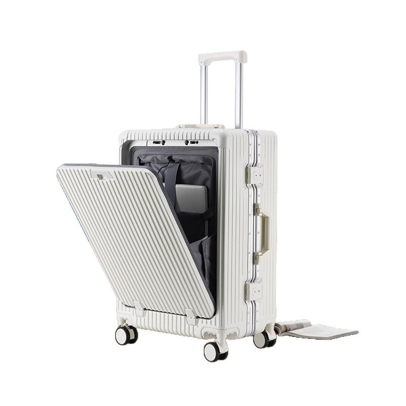 Aluminum-Frame Travel Suitcase