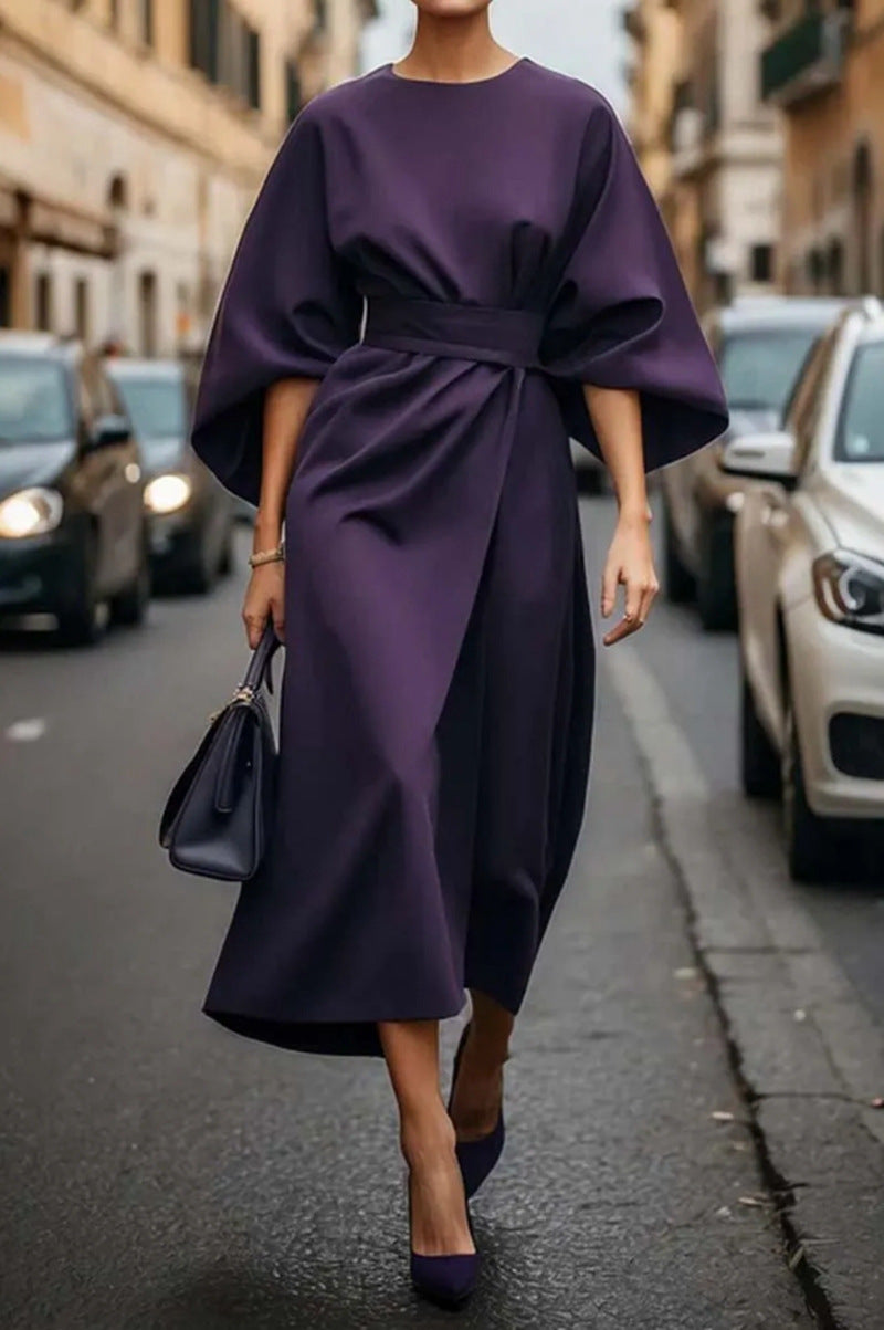 Women's Batwing Sleeve Maxi Dress
