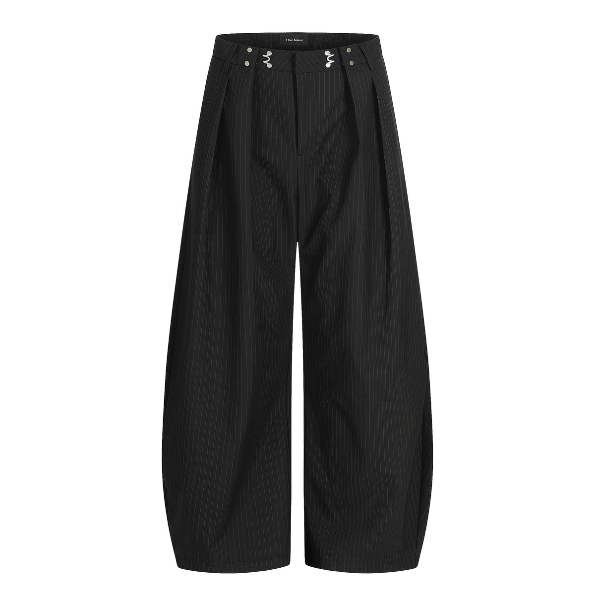 Striped Wide-Leg Trousers