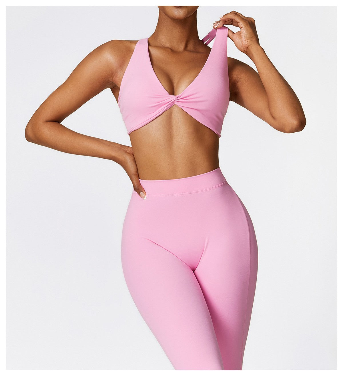 High-Waist Flared Yoga Pants – Quick-Dry Fabric