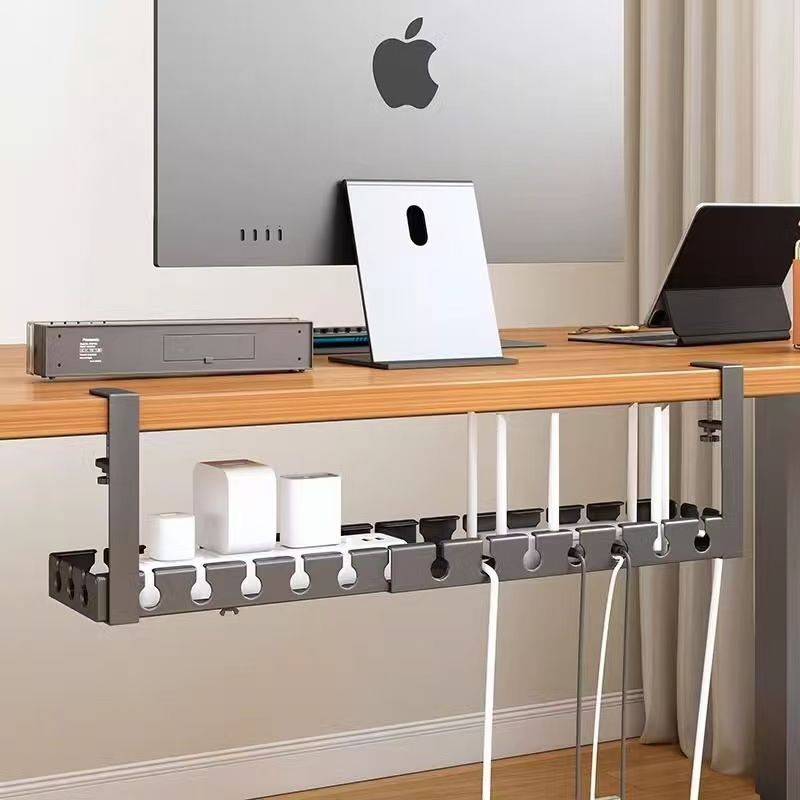 Under-Desk Cable Management Tray