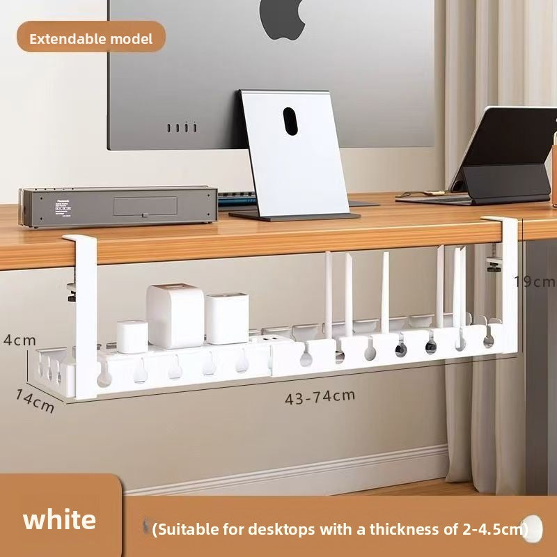 Under-Desk Cable Management Tray