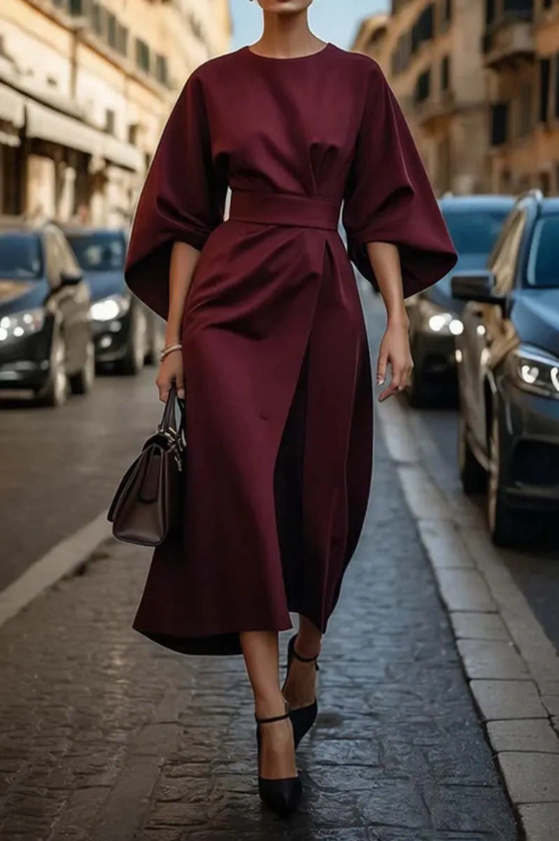 Women's Batwing Sleeve Maxi Dress
