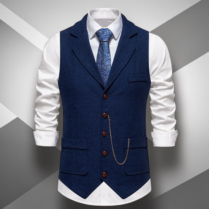 Men's Slim Fit Vintage Vest