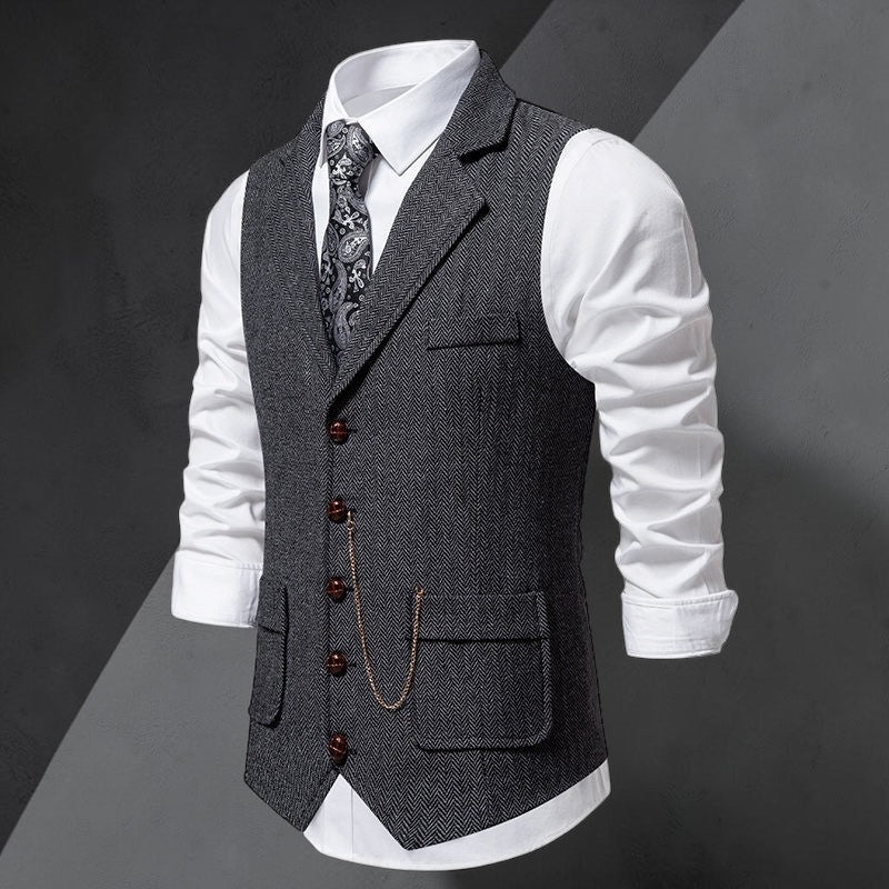 Men's Slim Fit Vintage Vest