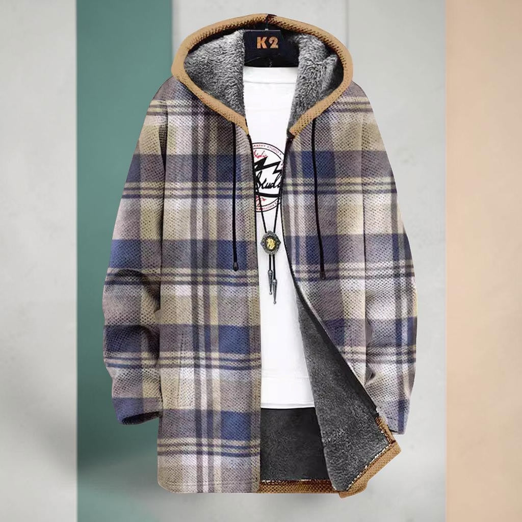 Women's 3D-Print Hooded Winter Coat