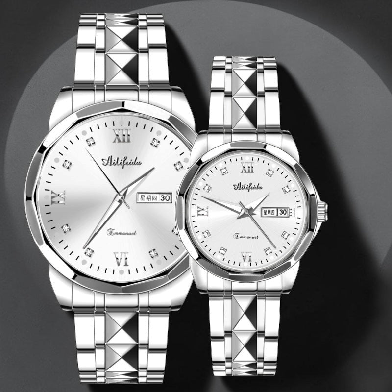 Ultra-Thin Steel Quartz Watch