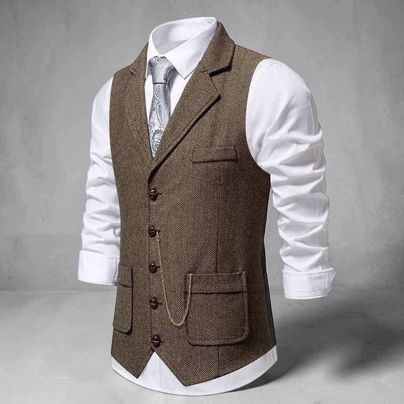 Men's Slim Fit Vintage Vest