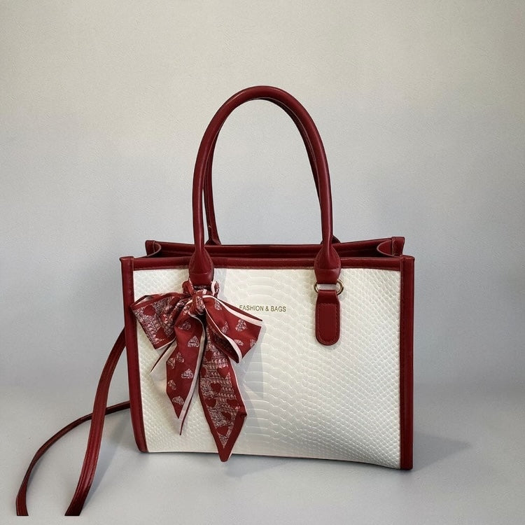 Women's Snakeskin Pattern Tote Bag