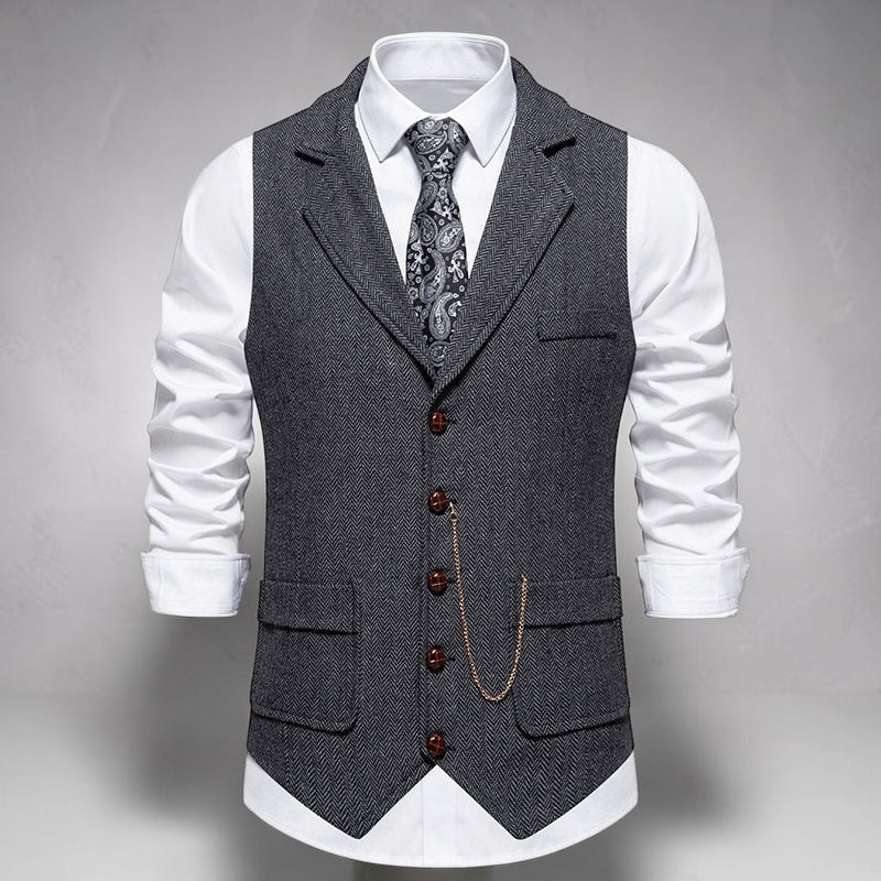 Men's Slim Fit Vintage Vest