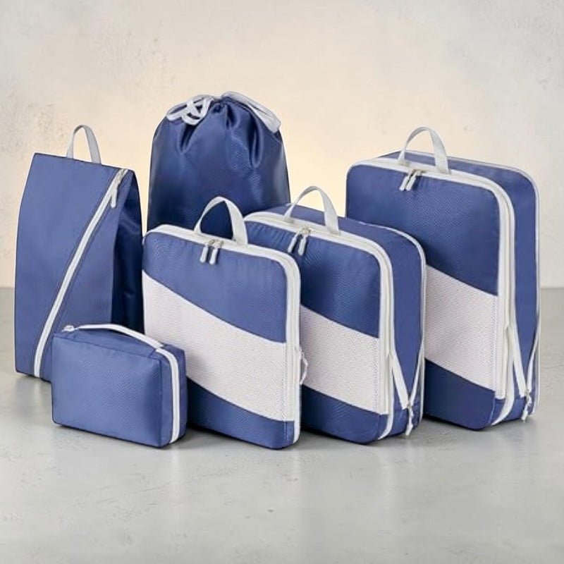 6-Piece Compression Travel Bag Set
