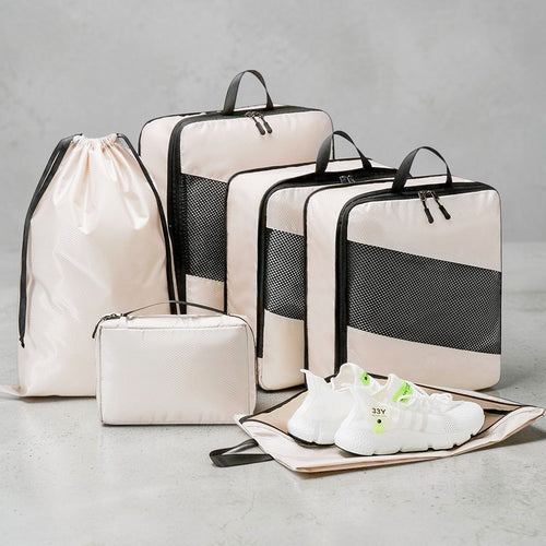 6-Piece Compression Travel Bag Set