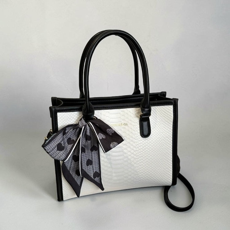 Women's Snakeskin Pattern Tote Bag