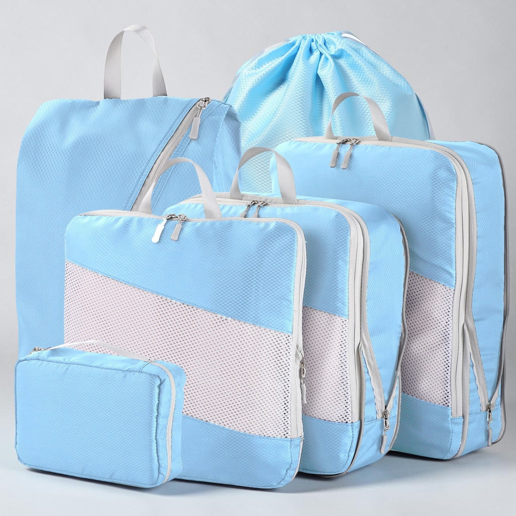 6-Piece Compression Travel Bag Set