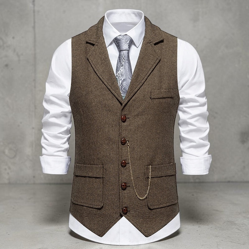 Men's Slim Fit Vintage Vest